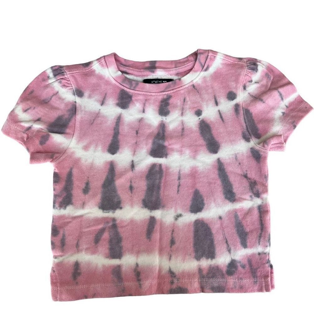 Joe's Jeans Girl's The Tia Tee French terry cotton size 4 tie dye NWOT